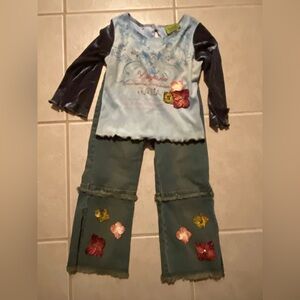 Sara Floral jeans and top